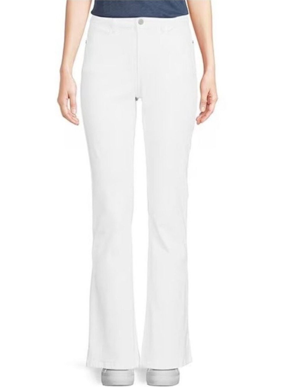 NWT $88 Reba White Flare Jeans (Bin 84)